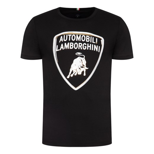 T-shirt męski Lamborghini z krótkimi rękawami 