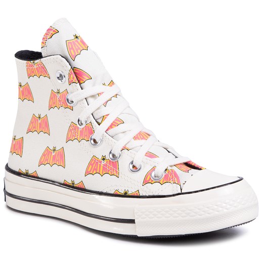 Trampki CONVERSE - Chuck 70 Hi 167318C Egret/Pink/Black