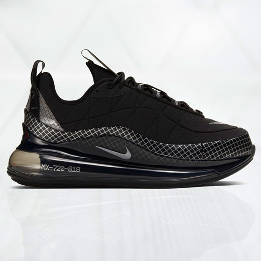 Buty sportowe damskie Nike czarne bez wzorów sznurowane 