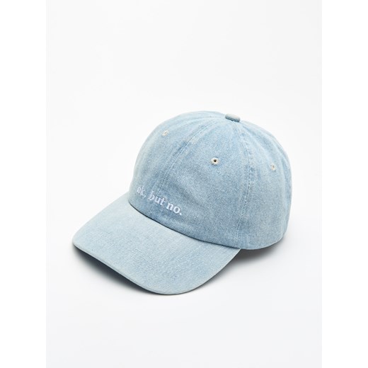 Cropp - Jeansowa czapka z daszkiem - Niebieski  Cropp One Size 