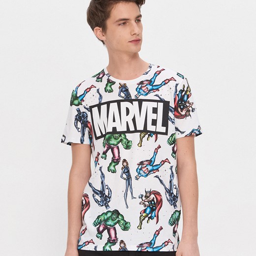 House - T-shirt Marvel - Biały House  M 