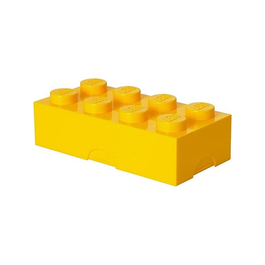 LEGO Pojemnik &quot;Classic Brick 8&quot; w kolorze żółtym na lunch - 20 x 7,3 x 10 cm