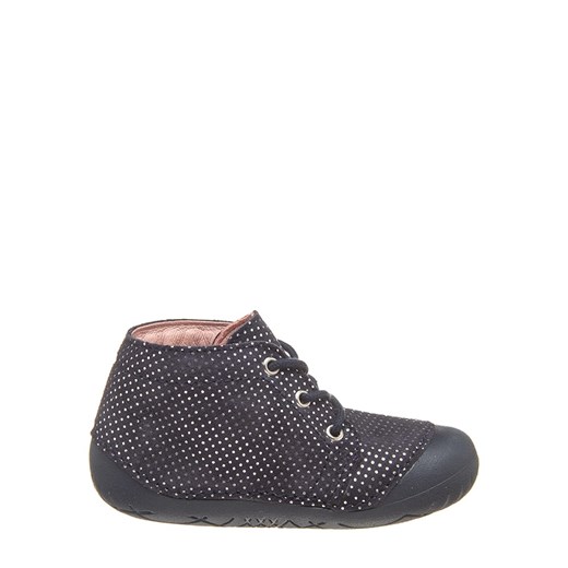 Skórzane buty w kolorze granatowym do nauki chodzenia  Richter Shoes 22 Limango Polska okazja 