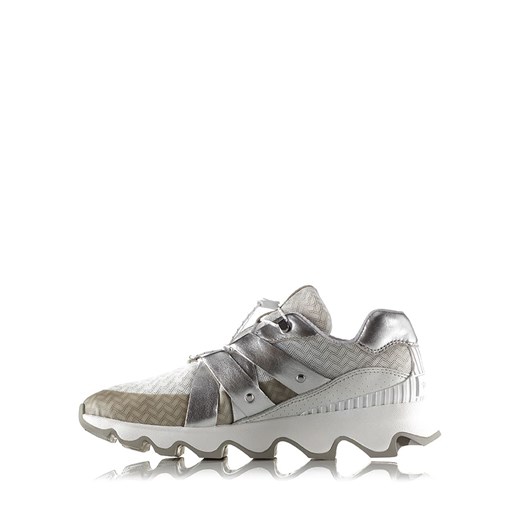 Sneakersy "Kinetic Speed" w kolorze srebrno-białym