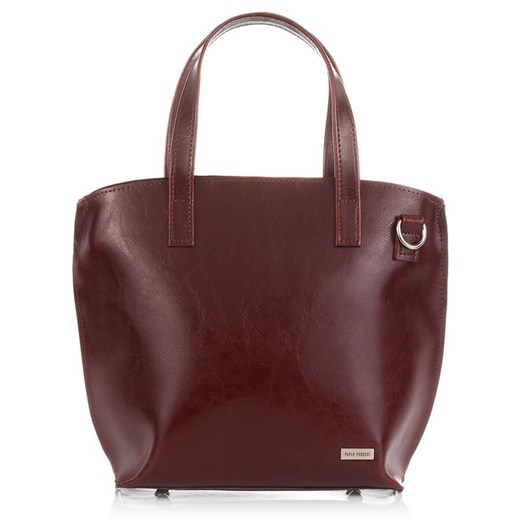 Paolo Peruzzi shopper bag bez dodatków elegancka 