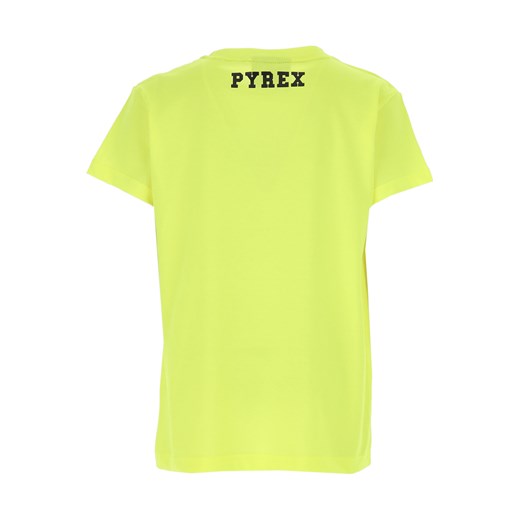 Pyrex Koszulka Dziecięca dla Chłopców Na Wyprzedaży, fluorescencyjny żółty, Bawełna, 2019, L S