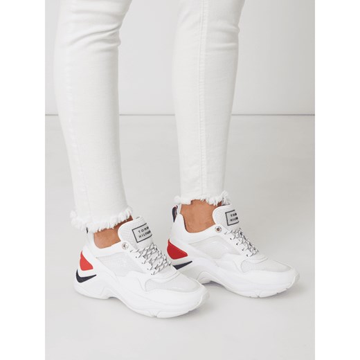Buty sportowe damskie Tommy Hilfiger młodzieżowe bez wzorów sznurowane płaskie 