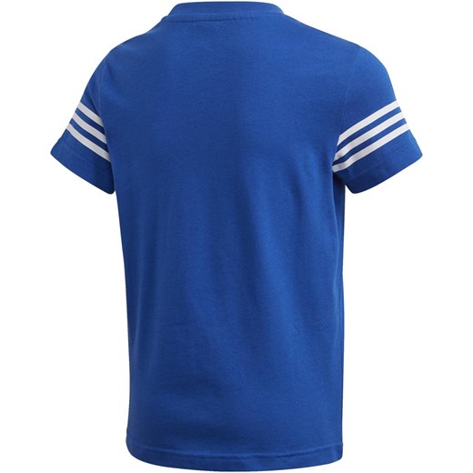 T-shirt chłopięce niebieski Adidas z napisem 