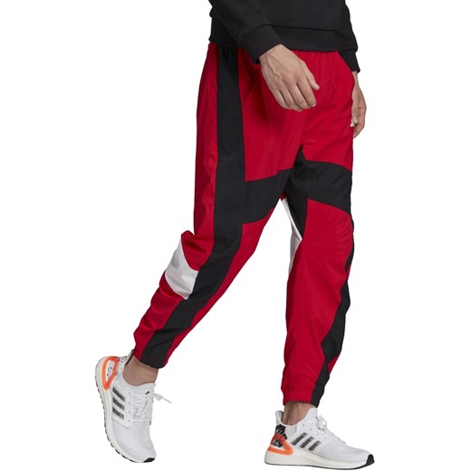 Spodnie męskie Adidas czerwone 