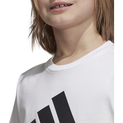 T-shirt chłopięce Adidas z napisem z krótkim rękawem 