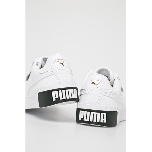 Buty sportowe damskie Puma na płaskiej podeszwie bez wzorów wiązane 