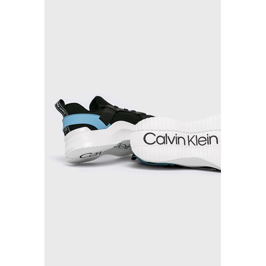 Buty sportowe męskie Calvin Klein czarne na jesień wiązane 