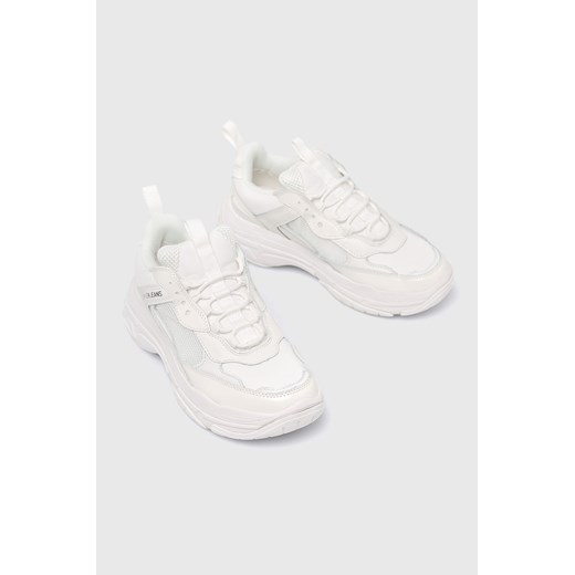 Buty sportowe męskie Calvin Klein białe wiązane wiosenne 