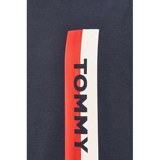 T-shirt męski granatowy Tommy Hilfiger z krótkim rękawem 