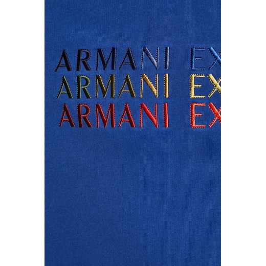 Bluza męska Armani Exchange jesienna z elastanu w stylu młodzieżowym 