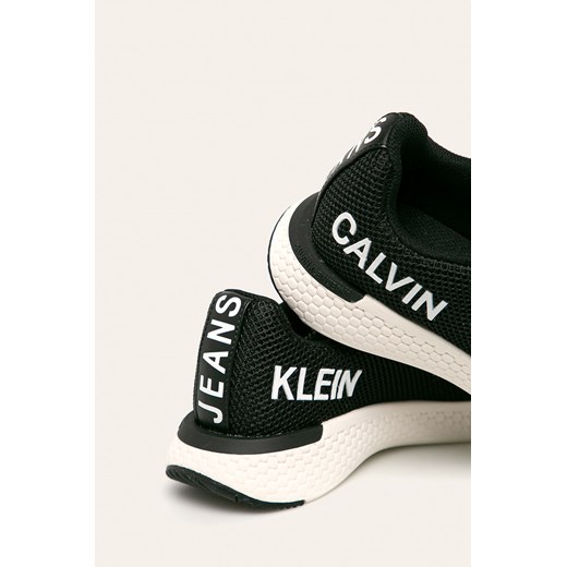 Buty sportowe damskie Calvin Klein czarne sznurowane 