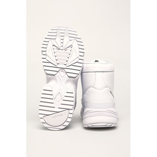 Buty sportowe damskie Adidas Originals skórzane białe sznurowane 