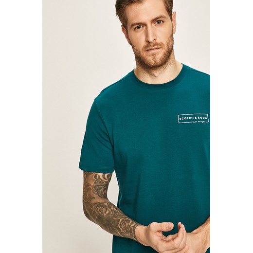 T-shirt męski SCOTCH&SODA z krótkim rękawem casual 