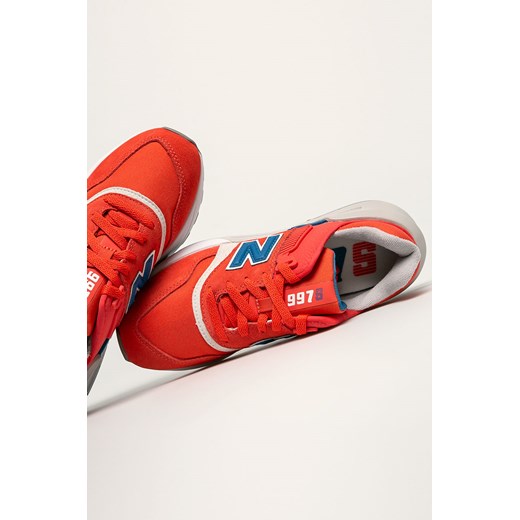 Buty sportowe damskie New Balance w stylu casual zamszowe 