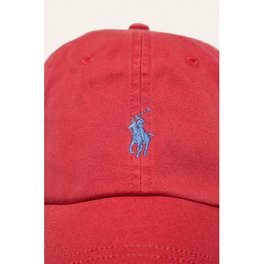 Czerwona czapka z daszkiem męska Polo Ralph Lauren 
