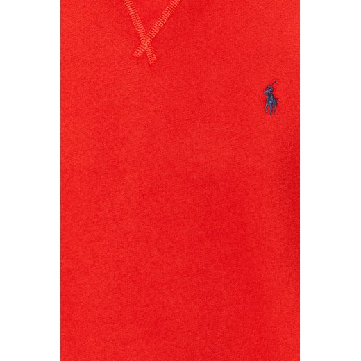 Bluza męska Polo Ralph Lauren czerwona z bawełny jesienna 