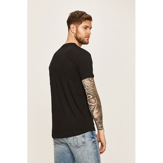 Calvin Klein t-shirt męski czarny z krótkim rękawem casual 