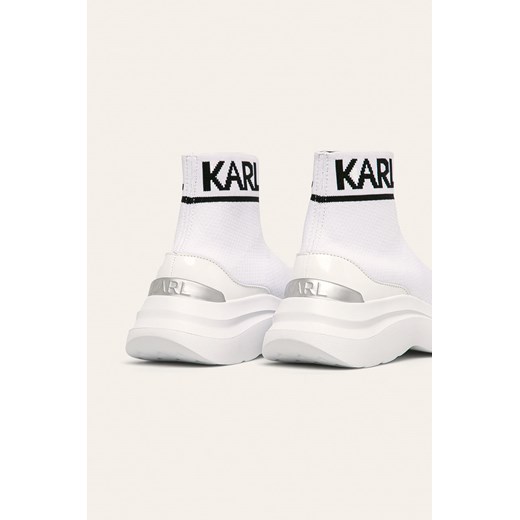 Sneakersy damskie Karl Lagerfeld na platformie skórzane 