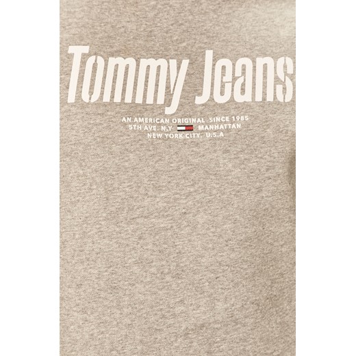Bluza męska Tommy Jeans szara z napisami 