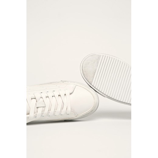 Buty sportowe damskie AllSaints sznurowane białe na platformie 