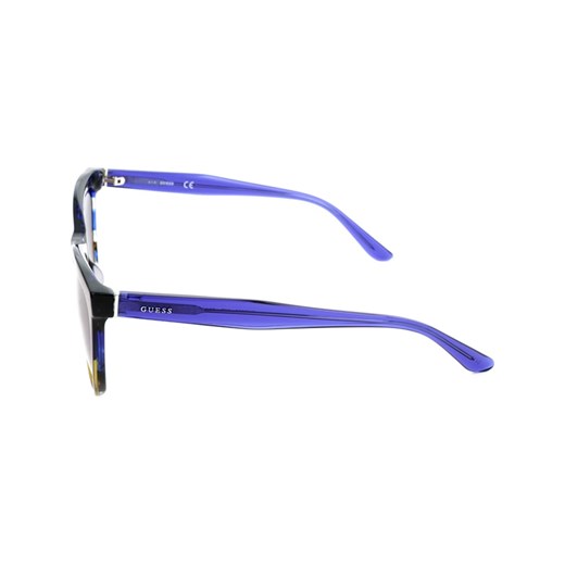 Damskie okulary przeciwsłoneczne w kolorze niebieskim ze wzorem Guess  56 okazja Limango Polska 