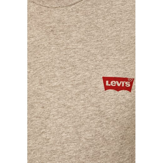 T-shirt męski Levi's gładki z krótkimi rękawami 