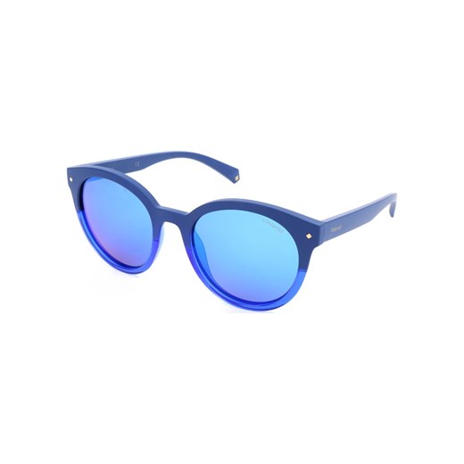 Damskie okulary przeciwsłoneczne w kolorze niebiesko-jasnoróżowym Polaroid  51 Limango Polska okazyjna cena 