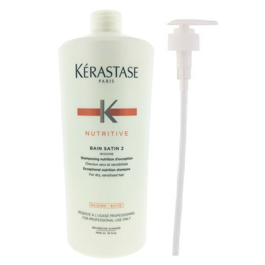 Kérastase Nutritive | Zestaw do włosów suchych i uwrażliwionych: kąpiel 1000ml + POMPKA