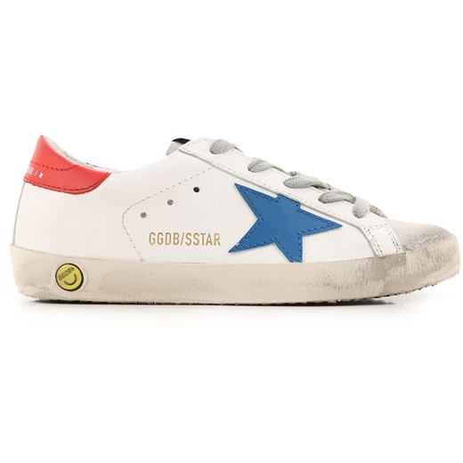 Trampki dziecięce Golden Goose skórzane sznurowane 