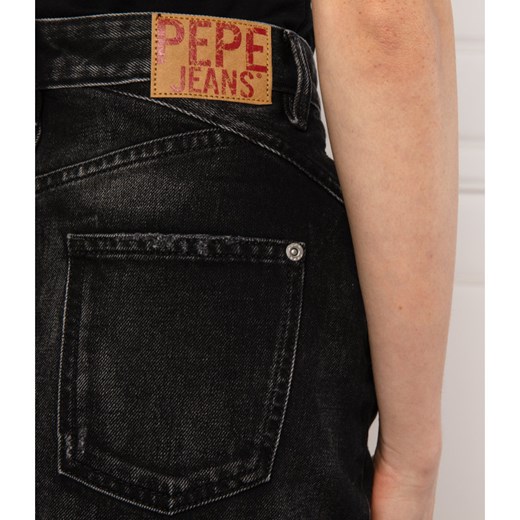 Spódnica Pepe Jeans mini bez wzorów 