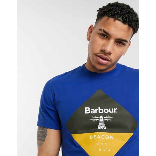 T-shirt męski Barbour Beacon z krótkimi rękawami 