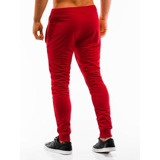 Czerwone spodnie męskie Edoti.com 