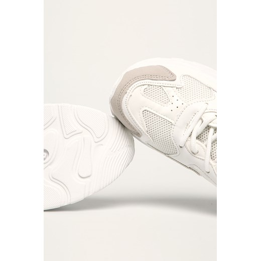 Buty sportowe damskie białe Answear ze skóry ekologicznej bez wzorów 