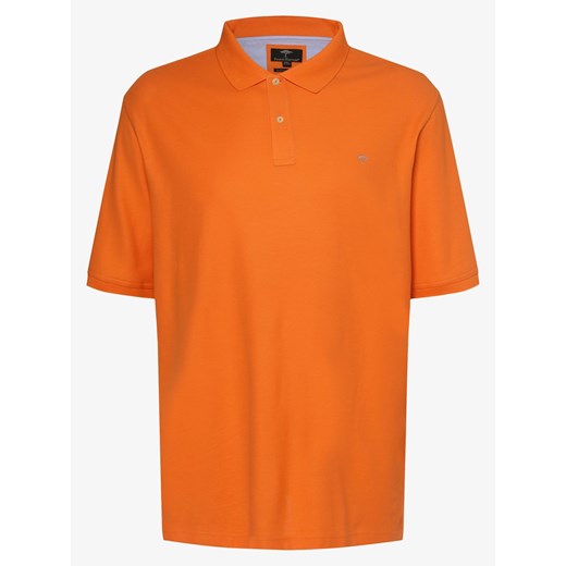 Fynch-Hatton - Męska koszulka polo, pomarańczowy Fynch-hatton   vangraaf