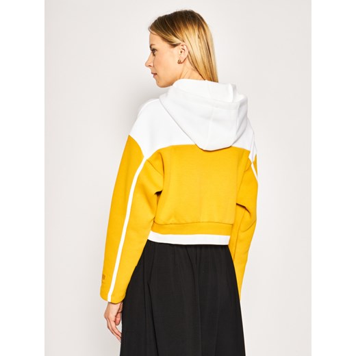 Bluza damska New Balance żółta z bawełny 