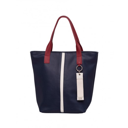 Shopper bag Look Made With Love elegancka duża matowa z breloczkiem 