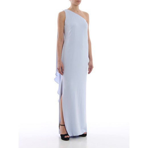 Sukienka Ralph Lauren z asymetrycznym dekoltem bez rękawów maxi asymetryczna 