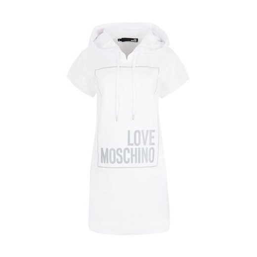 Sukienka Love Moschino sportowa bawełniana 