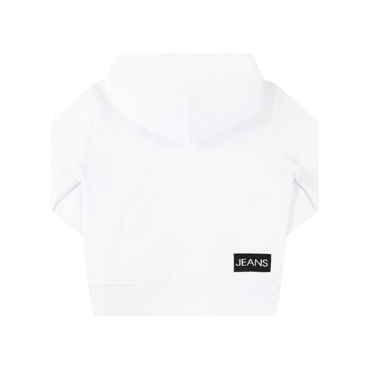 Calvin Klein Jeans Bluza Institutional Logo IU0IU00092 Biały Regular Fit