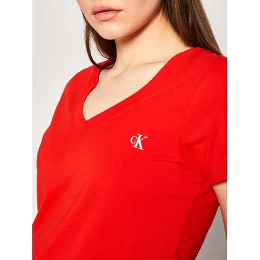 Bluzka damska Calvin Klein z dekoltem w serek 