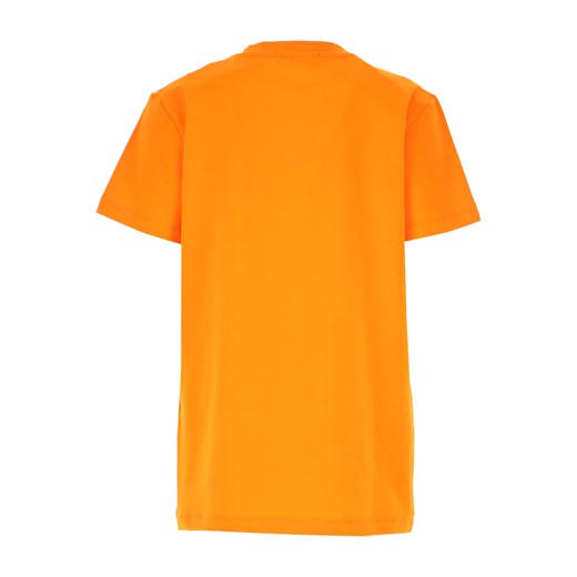 T-shirt chłopięce pomarańczowa Daniele Alessandri 