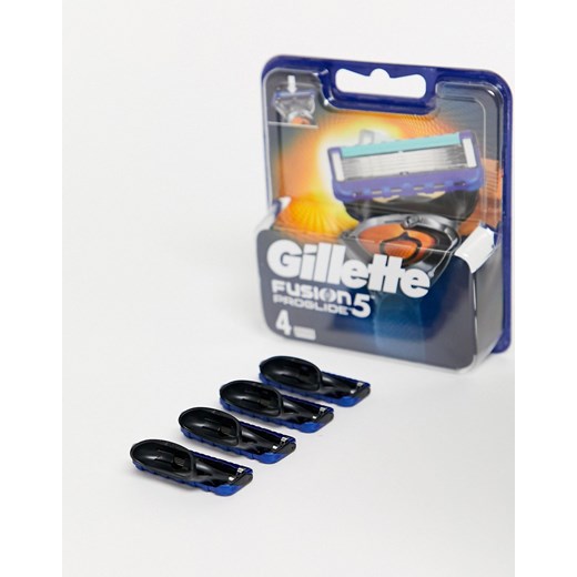 Gillette Fusion Proglide – Zestaw 4 wkładów z ostrzami do maszynki do golenia-Bezbarwny