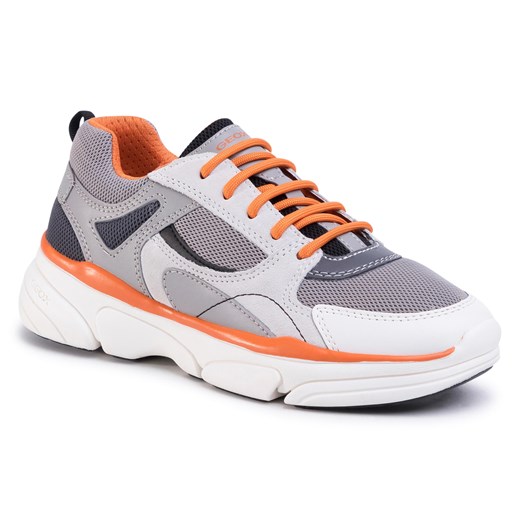 Sneakersy GEOX - J Lunare B. A J02BYA 04314 C00036 S Grey/Orange