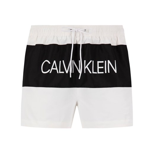 Białe kąpielówki Calvin Klein 