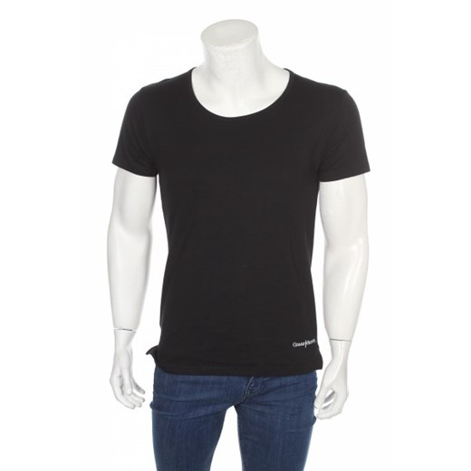 T-shirt męski czarny Cesare Paciotti Beachwear 